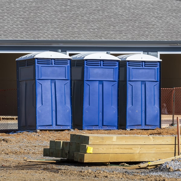 is there a specific order in which to place multiple porta potties in Crown Heights New York